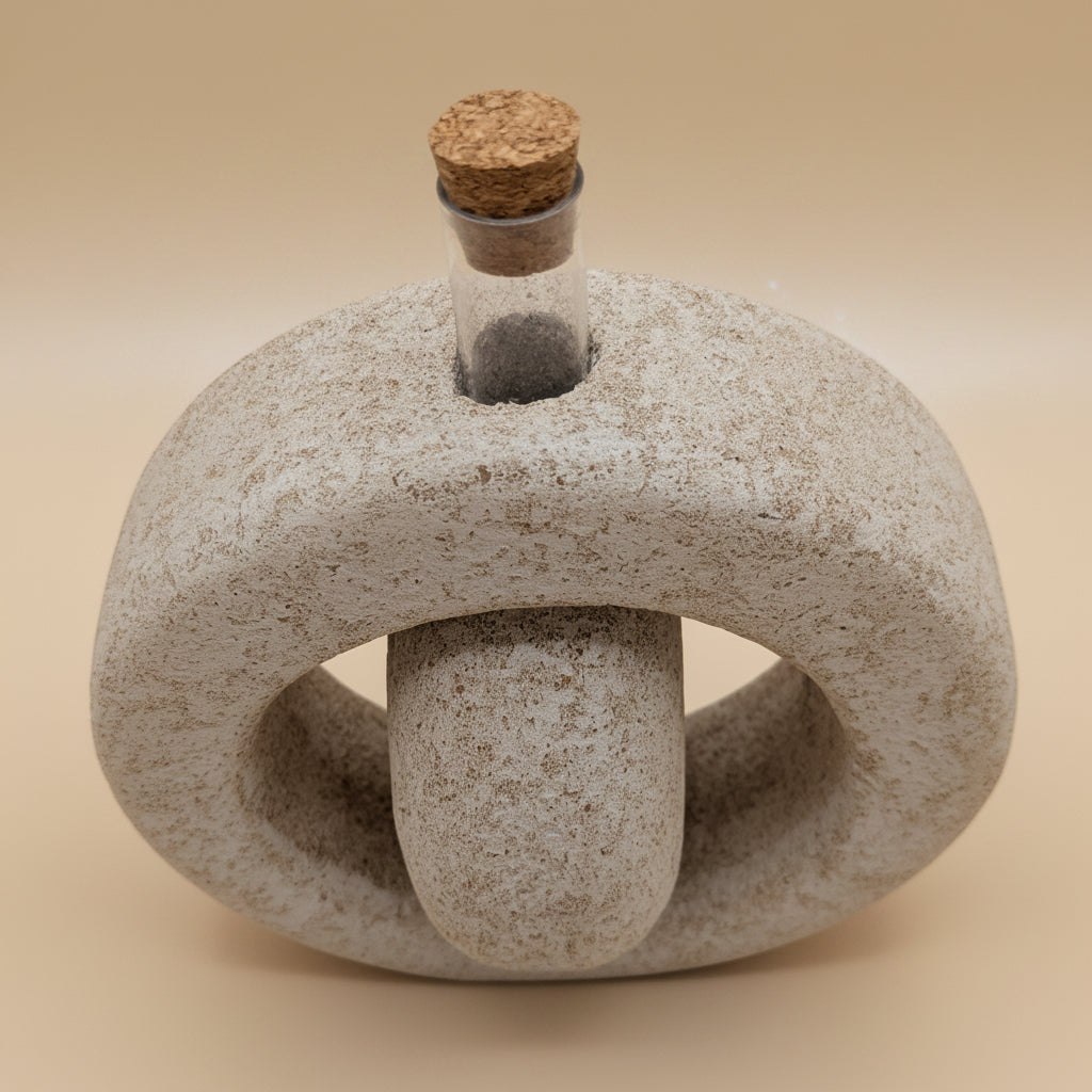 Vaso diffusore Zen Anello Sughero Pietra - Fabris Solutions 