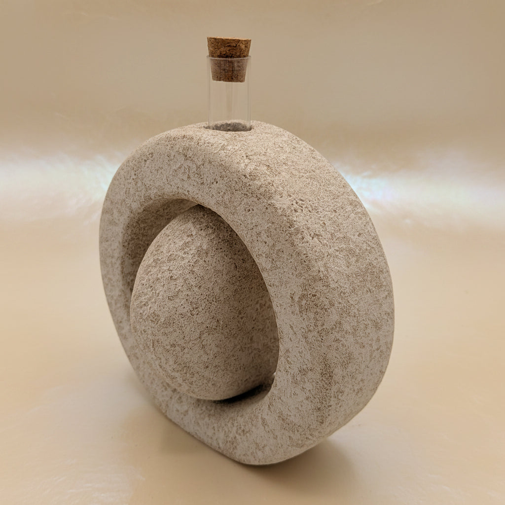 Vaso diffusore Zen Anello Sughero Pietra - Fabris Solutions 