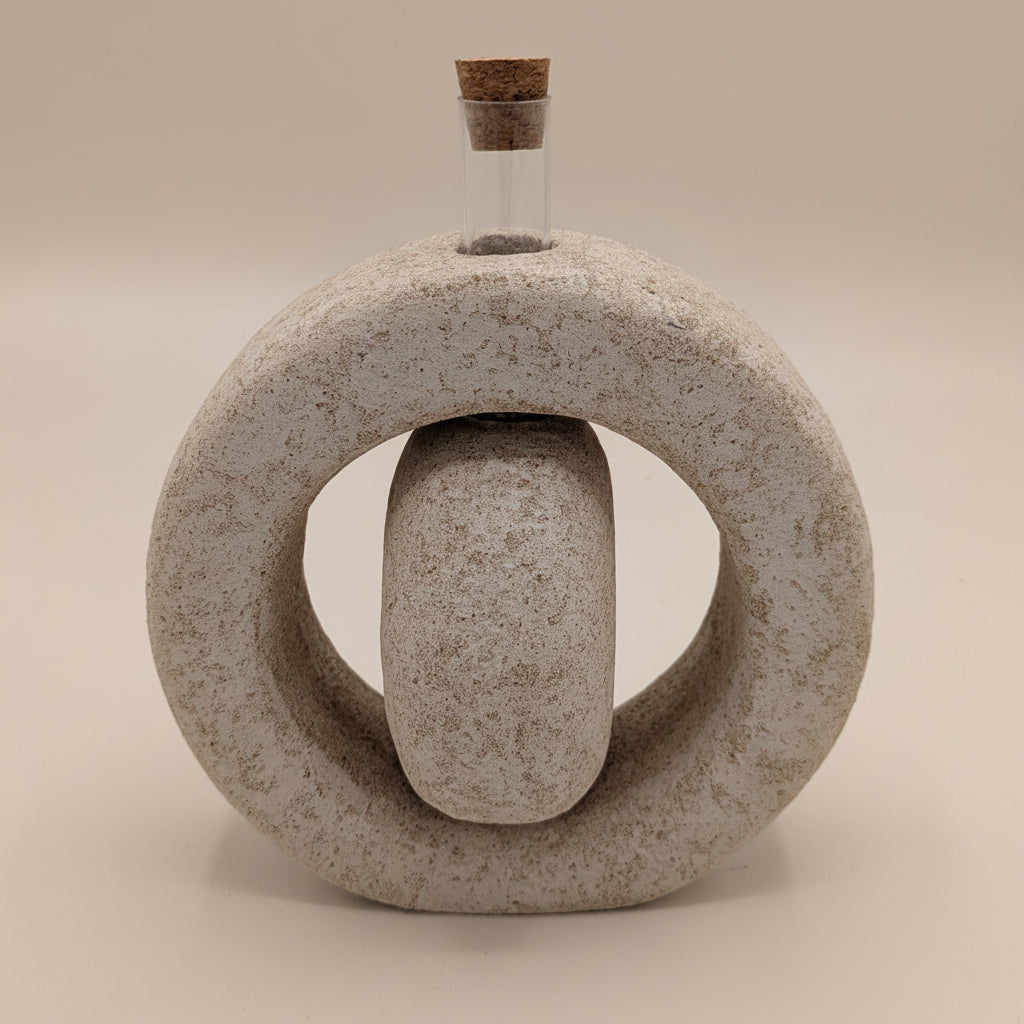 Vaso diffusore Zen Anello Sughero Pietra - Fabris Solutions 