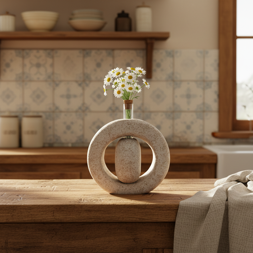 Vaso diffusore Zen Anello Sughero Pietra - Fabris Solutions 